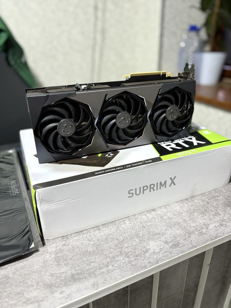 Видеокарта MSI rtx 3070 Ti suprim X GDDR6X