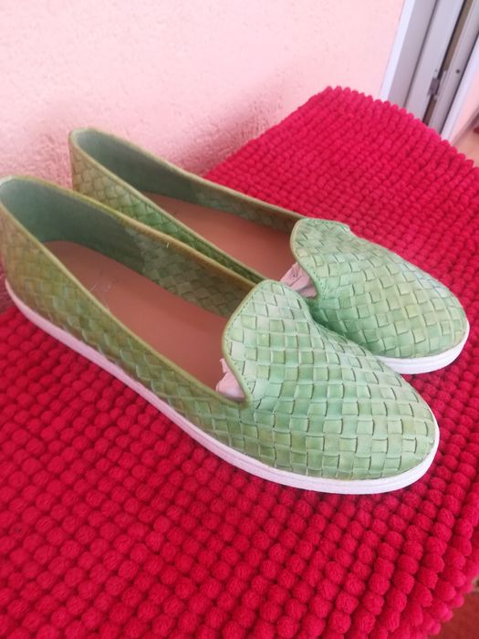Espadrile noi piele nr 41 dama Pia di Fiore
