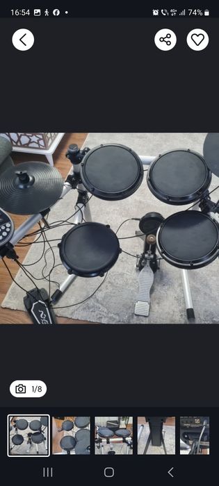 Set toba Roland TD11,TD10,Alesis DM7,Milenium