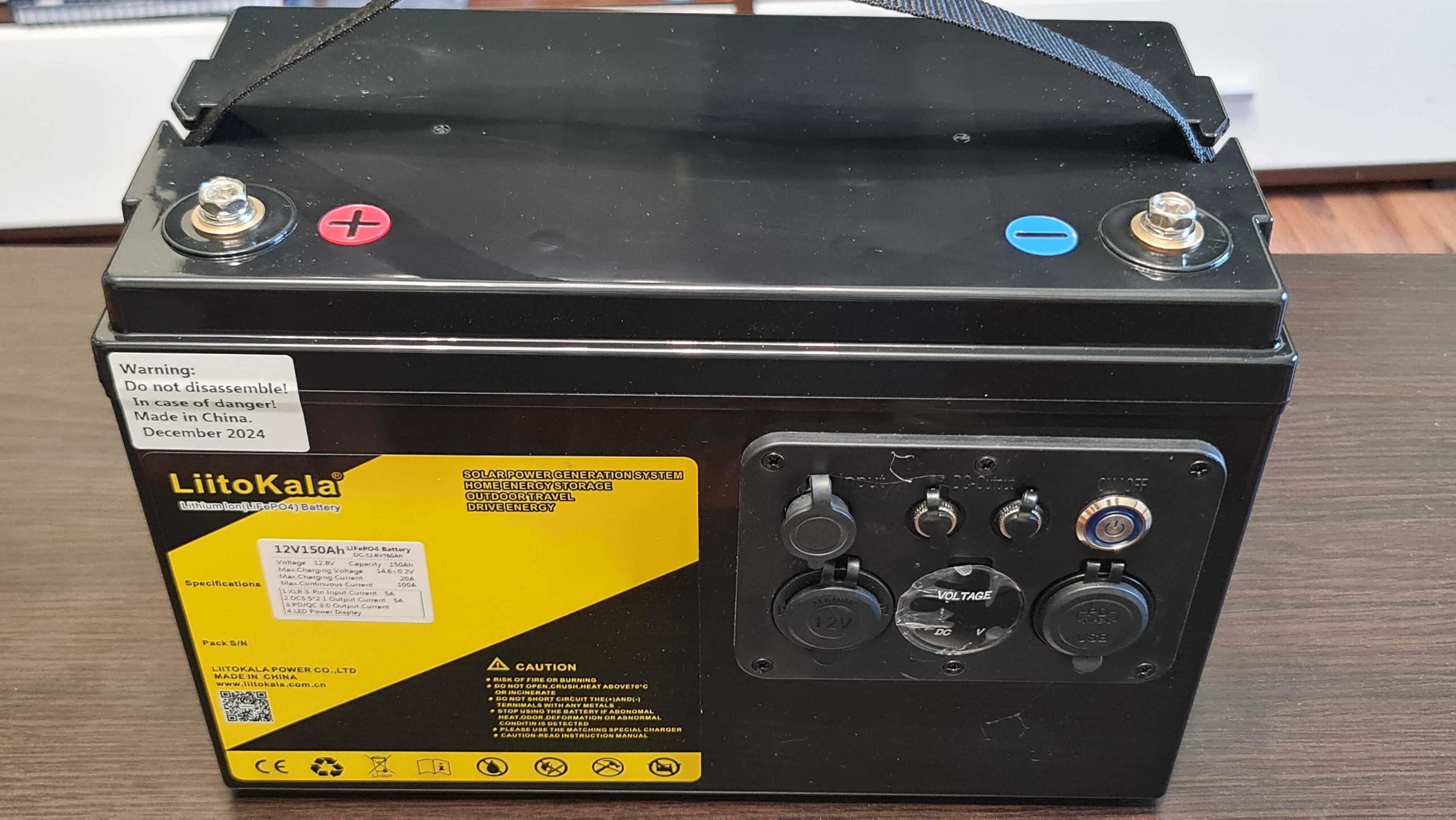 Baterie Lithium  LiFePo4  12v 150AH  LIITOKALA