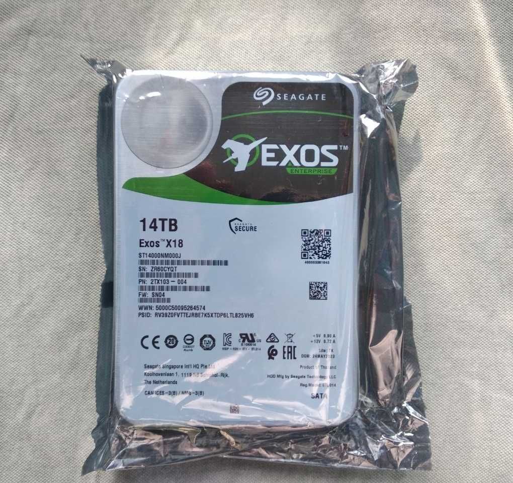 Продается жёсткий диск HDD Seagate Exos 14TB