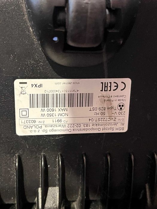 Zelmer Aquawelt ZVC722ST/04