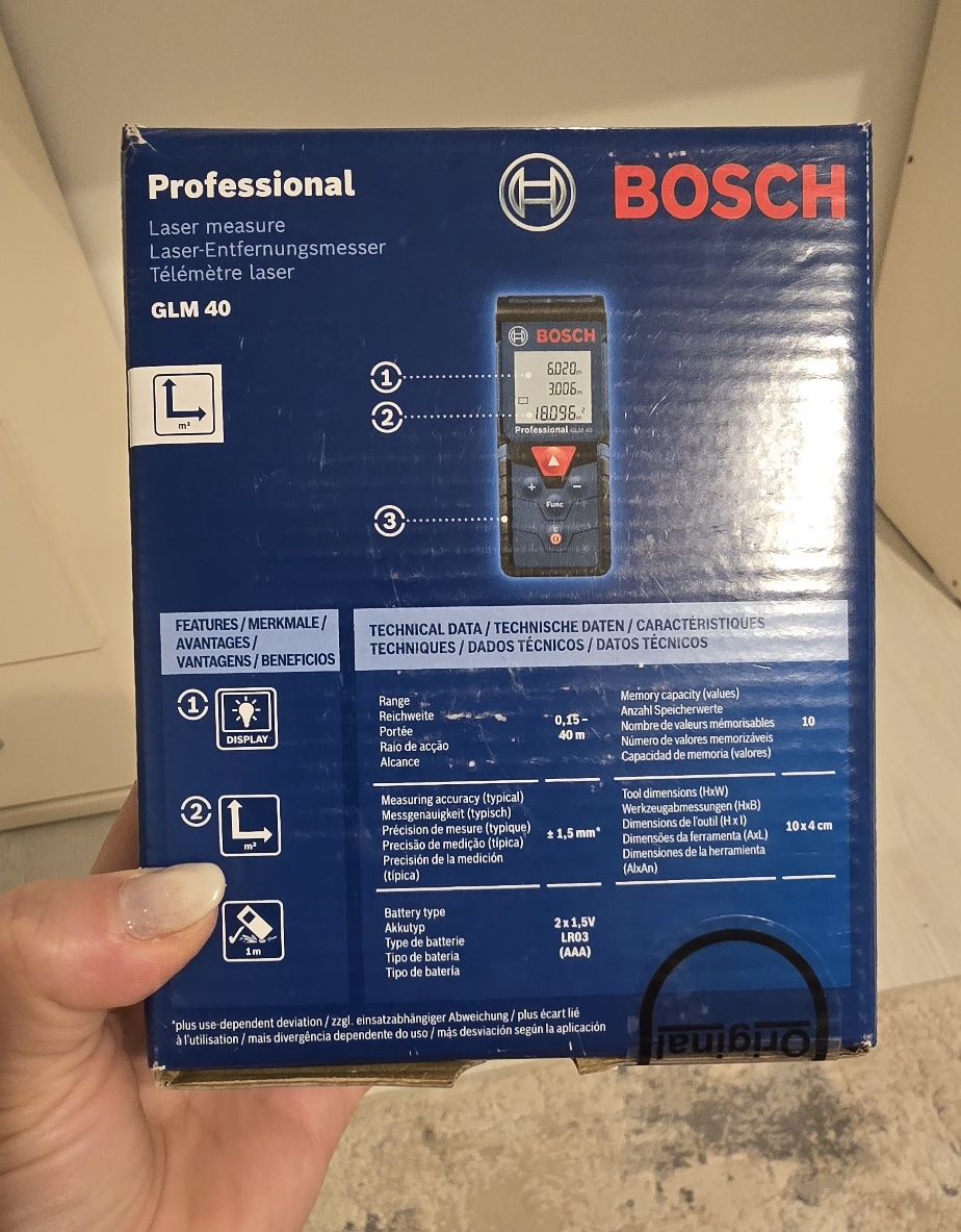 Telemetru cu laser Bosch