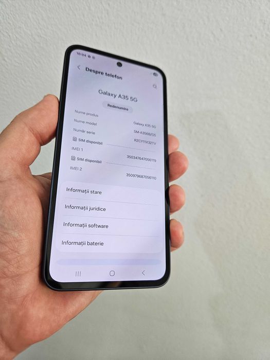 Samsung Galaxy A35, 128 gb, impecabil, Garantie.