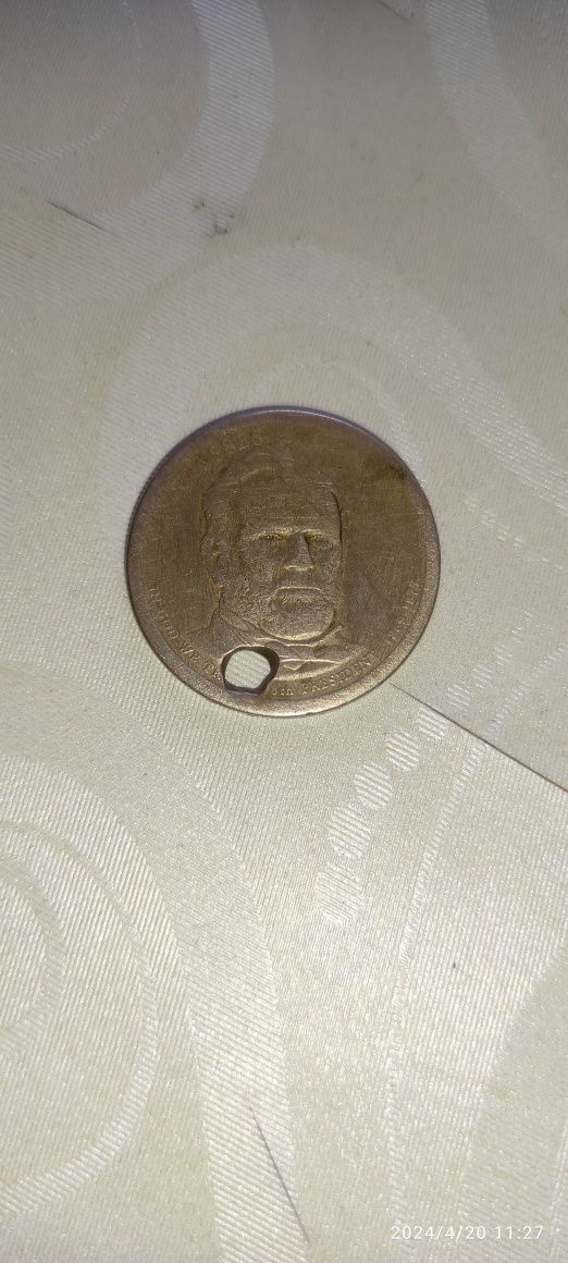 Монета 1 доллар США