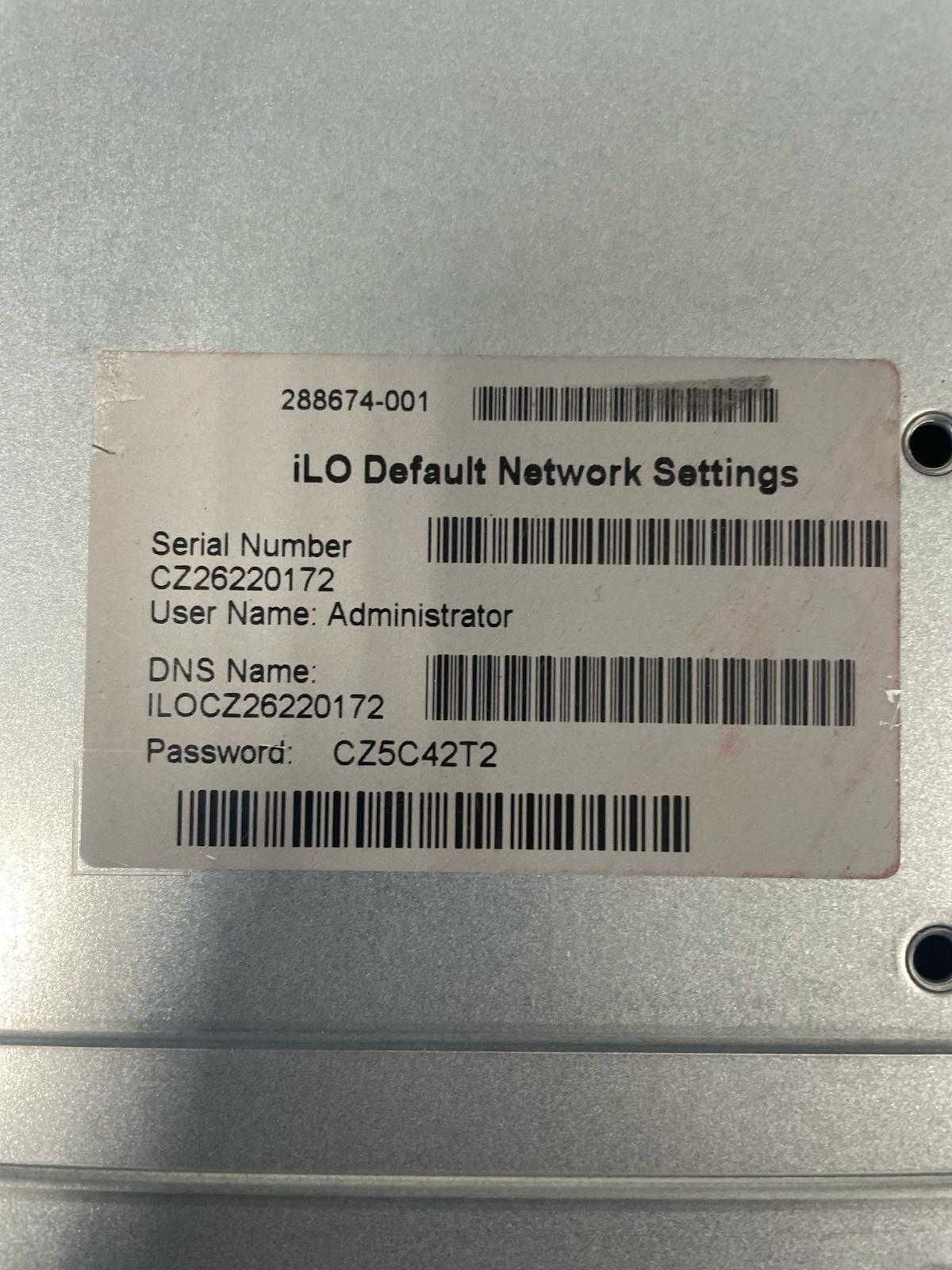 HPE ProLiant DL80 Gen9 Intel® Xeon® E5-2603v3 6-Core