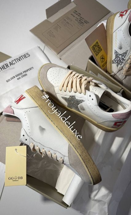 Adidasi dama de piele Golden Goose