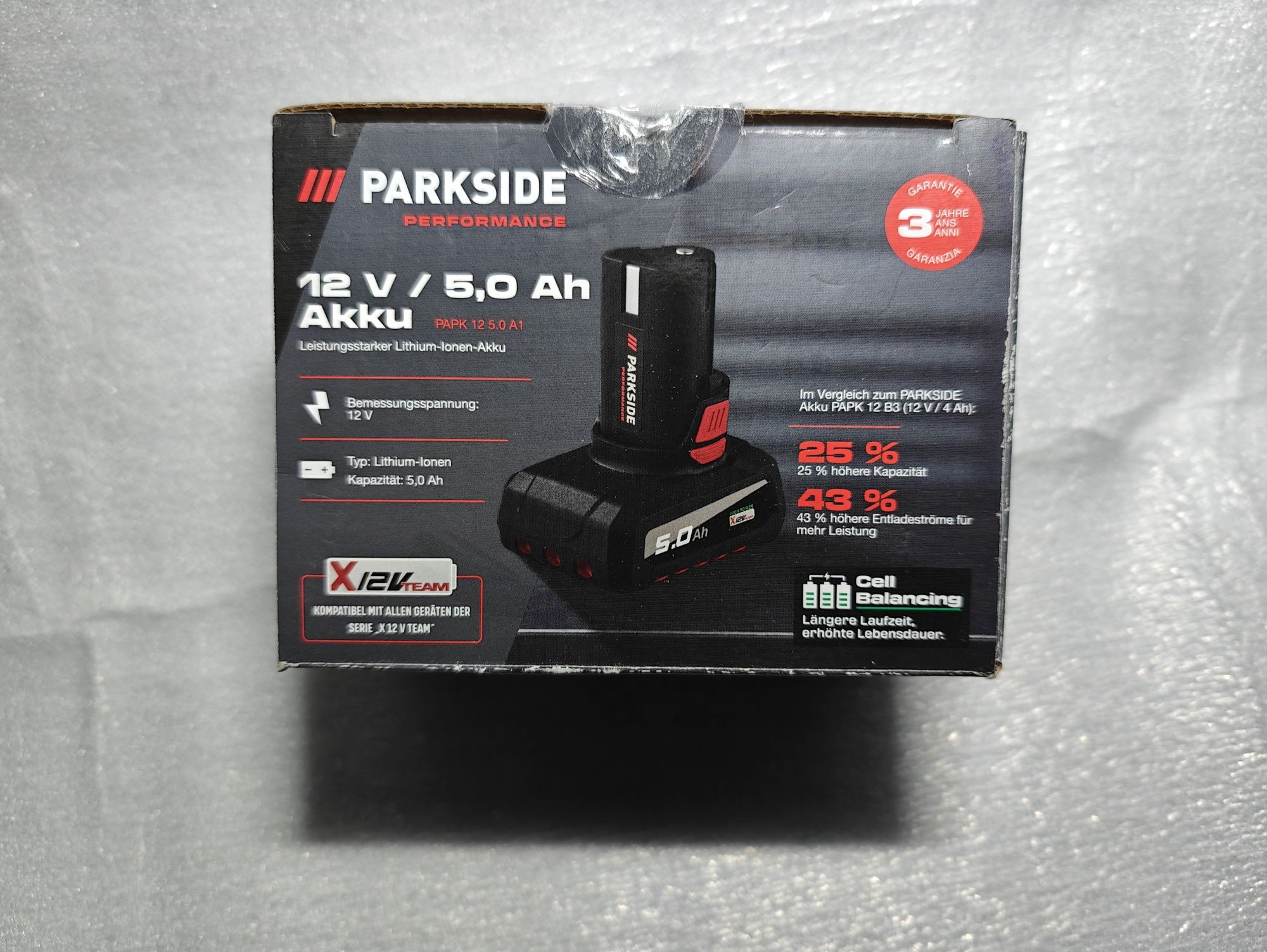 Acumulator Parkside 5 ah x12v performance baterie