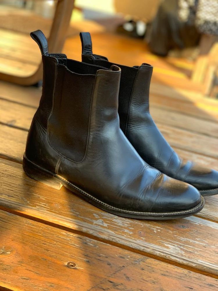 Ghete- botine Gucci -din piele naturala