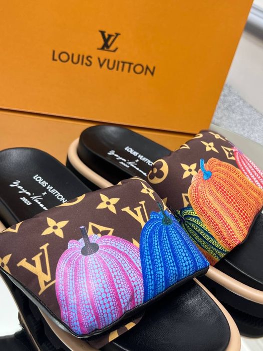 Papuci-Slapi Louis Vuitton POZE REALE- mărimi 36-41