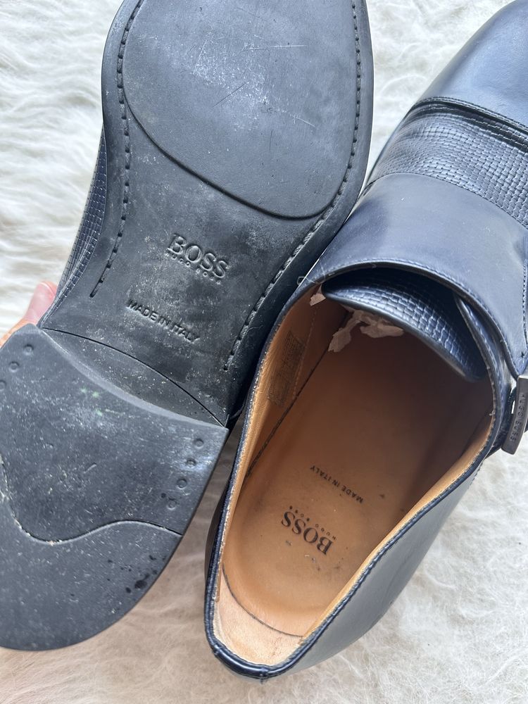 Маркови Hugo Boss кожени обувки  – оригинал