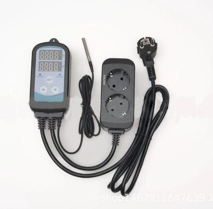 Двоен терморегулатор, термостат, термореле