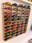 Hot Wheels Matchbox Majorette Siku - Дървена етажерка за макетни коли
