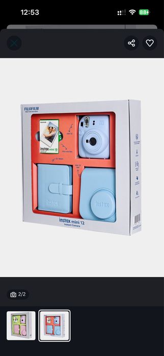 Fujifilm  Instax Mini12 светло голубой