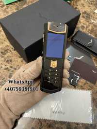 Vertu Signature S - Ceramic negru, cu elemente GOLD, Absolut nou!