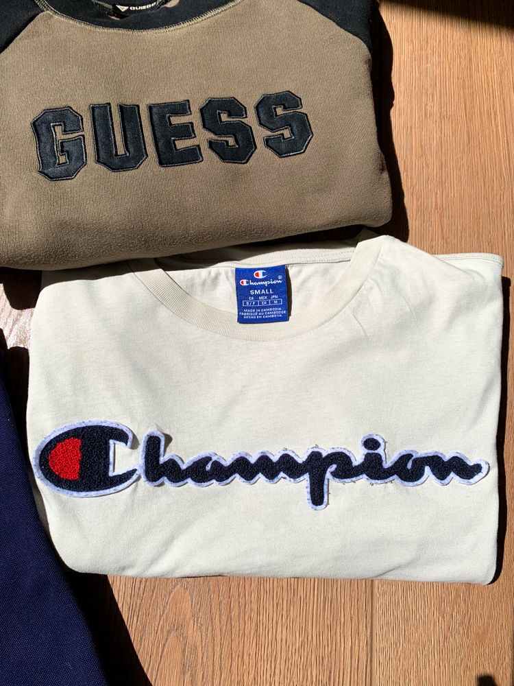Комплект детски блузи Lacoste GUESS Champion