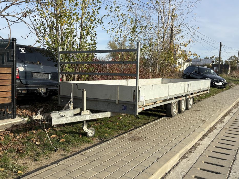 Remorca/Platforma Hulco 3,5T,6m, 3 axe