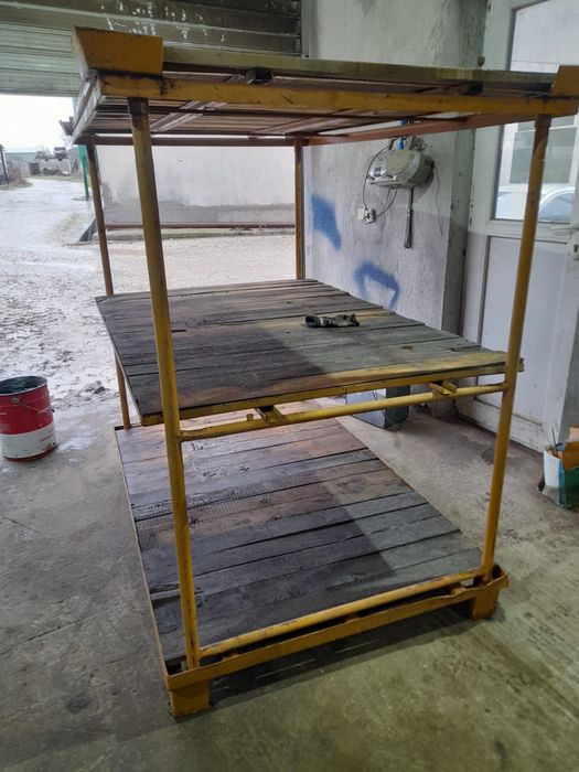 Скеле - метални рафтове  - Стелажи за склад - Сглобяеми