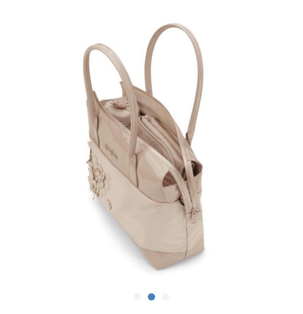 Чанта за количка Cybex simply flowers beige бежов цвят Priam Mios
