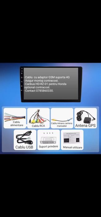 Navigatie 2 din Android 12, 10"