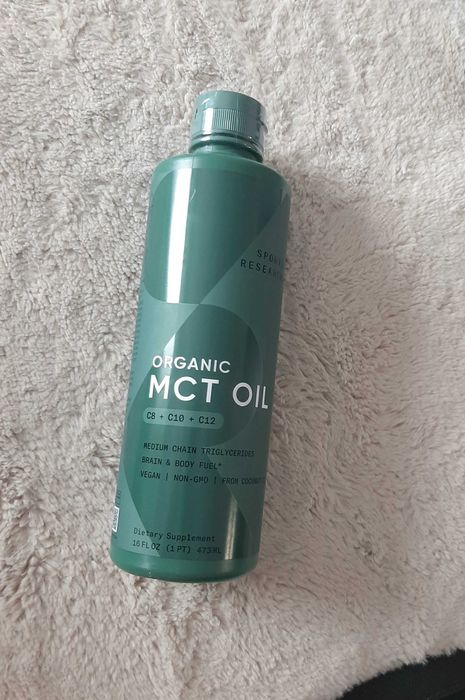 Sports Research, Organic MCT Oil, Keto C8, C10, C12)