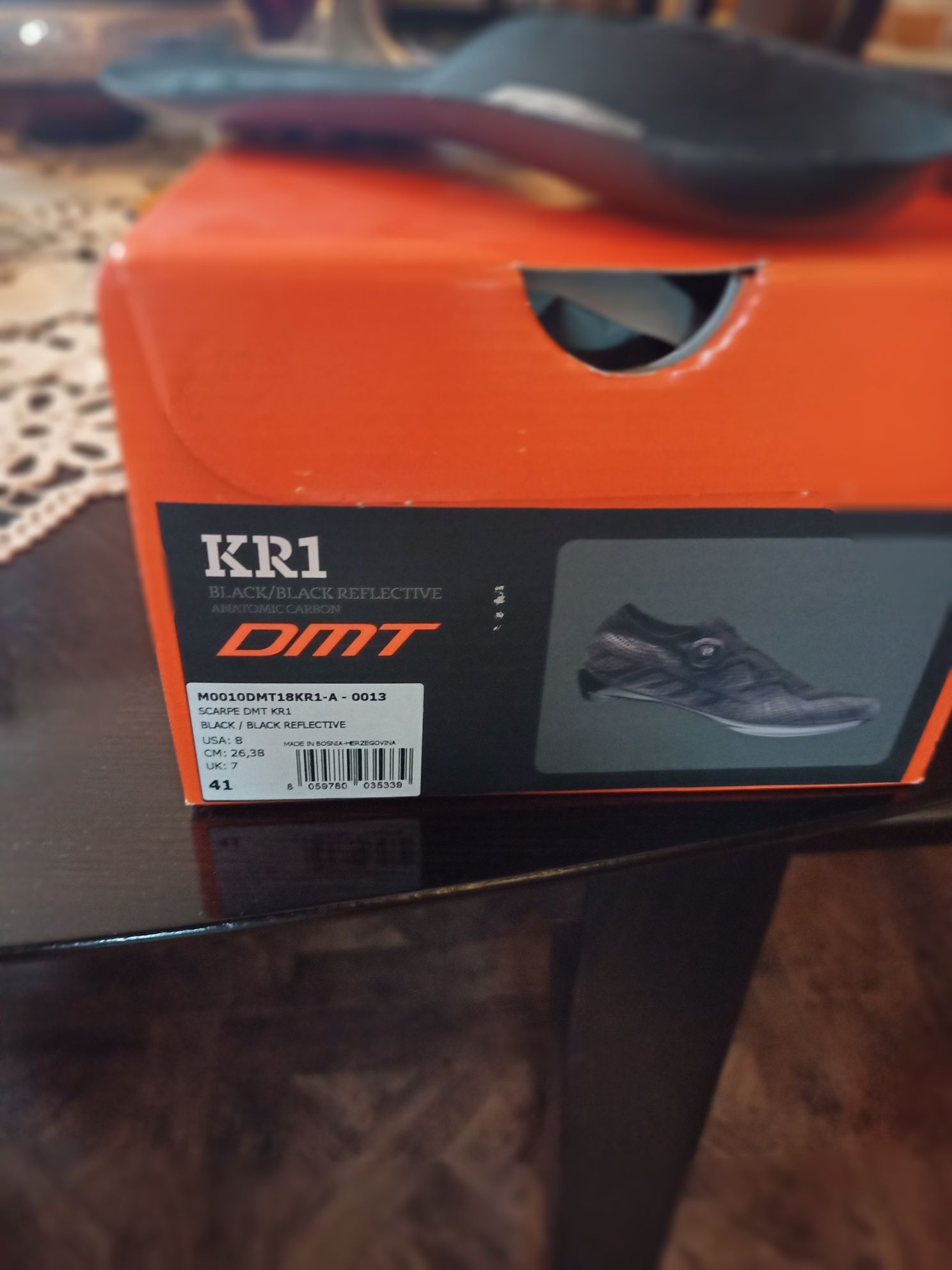 Pantofi ciclism sosea carbon DMT KR1 41/26.5cm