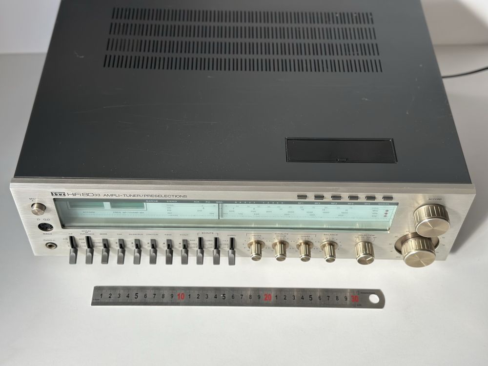 Amplificator Tuner ITT HiFi 8033 Model Vintage Sunet Desebit