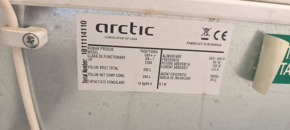 Lada frigorifica ARCTIC