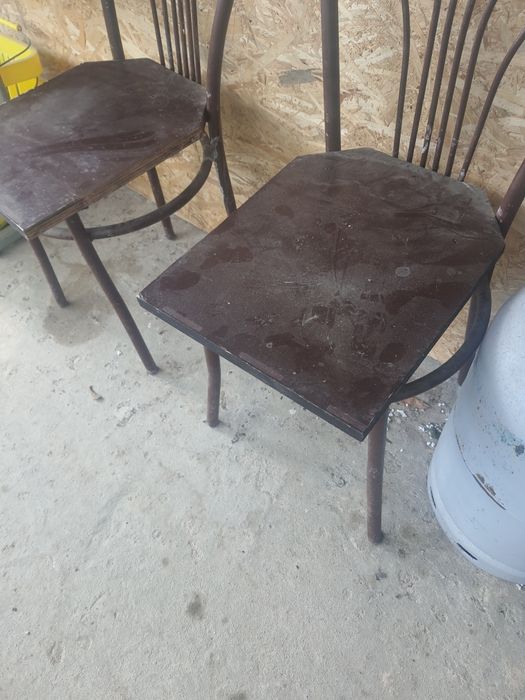 Scaune metal solide terasa