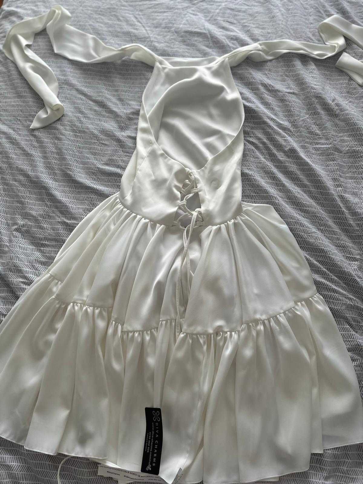 Rochie Diva Charms Ivoire XS Satin
