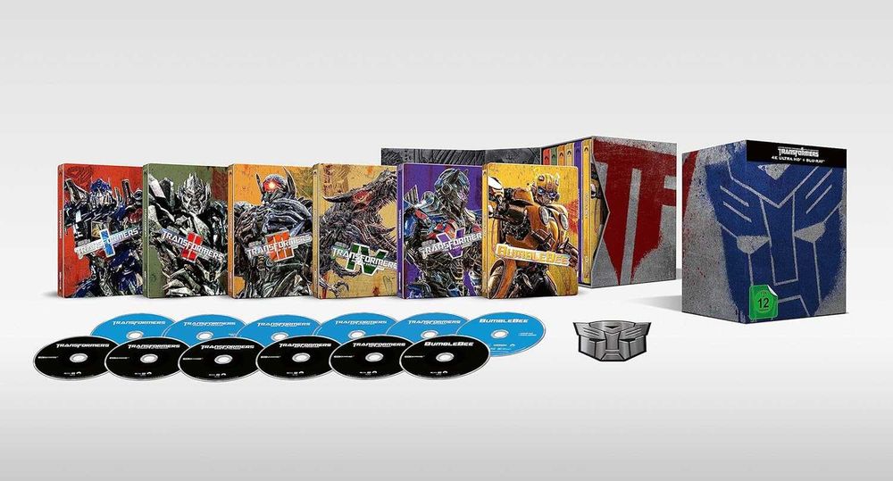 Transformers 6-Movie Collection Steelbook 4K UltraHD - Трансформърс 4К