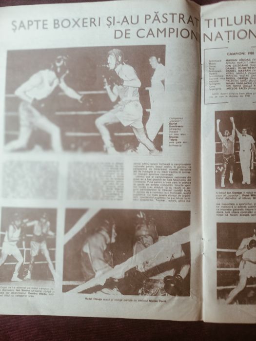 Revista SPORT nr.8 1988 .