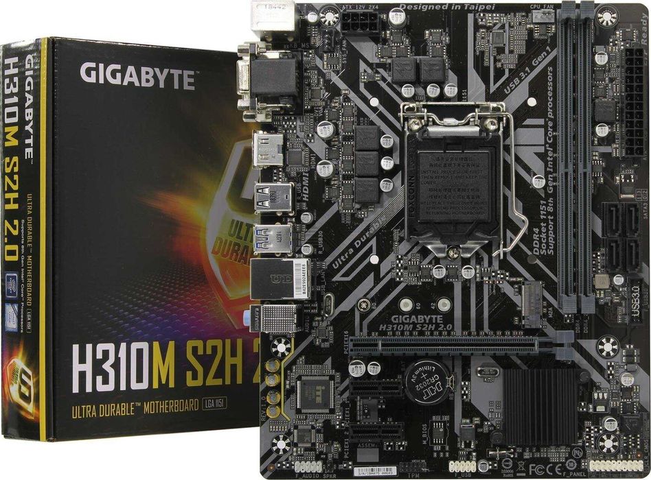 Gigabyte H310M H2.0, в отличном состоянии
