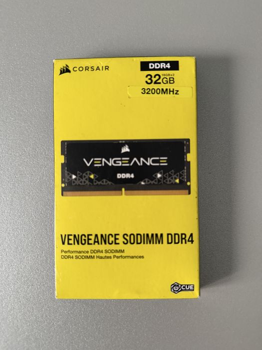 Memorie RAM Corsair Vengeance 32GB DDR4 SODIMM 3200MHz – Nouă