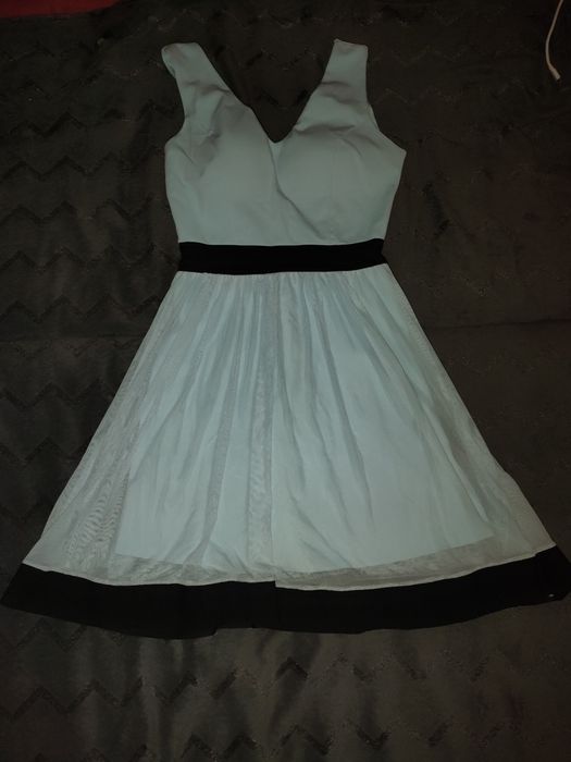 Rochie scurtă turcoaz