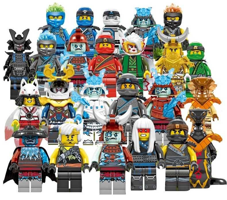 Set 24 Minifigurine tip Lego Ninjago sezon 11 cu Akita si Harumi