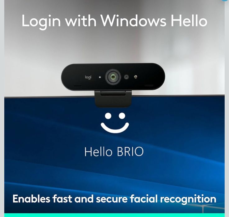 Logitech Brio 4K НОВАЯ ИДЕЛЬНАЯ  веб кам