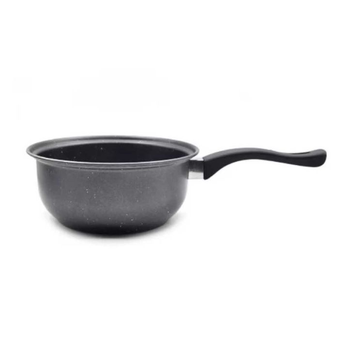 Kачествени тенджери от 7 части с незалепващо мраморно покритие.