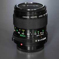 Canon nFD Zoom FD 35-105mm, 50mm f3.5+tuburi macro, Tomioka