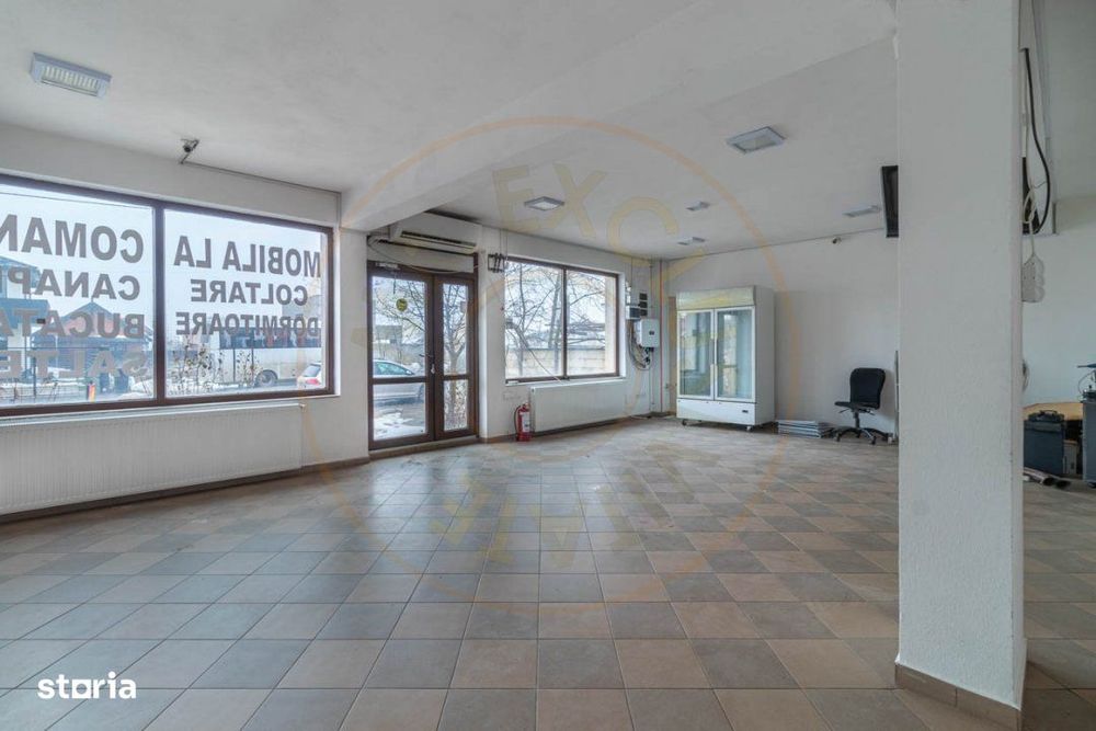 De inchiriat – Spatiu comercial 100 mp, la strada principala – int