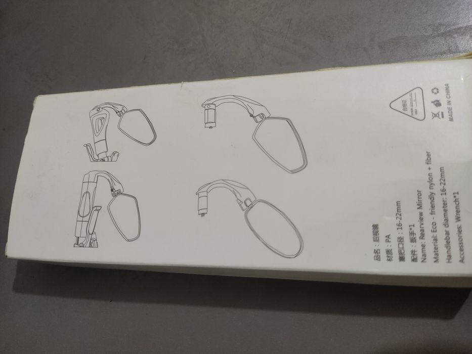 Зеркало боковое для велосипеда
