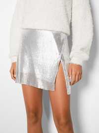 Chain metallic skirt