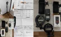 Pachet flash-uri, Declansator Godox,  Stative Quadralite Air, Umbrele