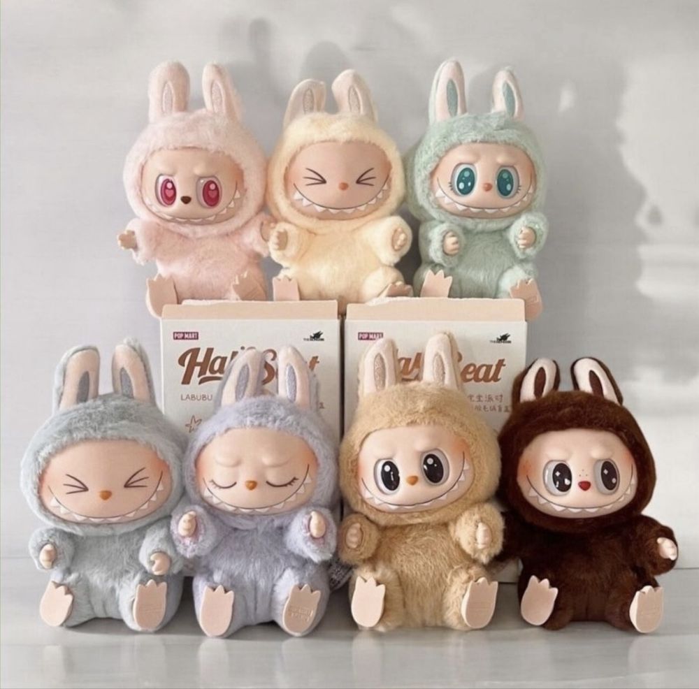 Labubu 15см, Лабубу ключодържател, плюшена играчка Labubu