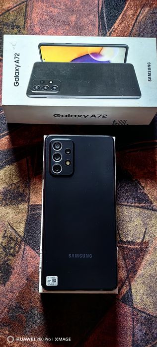 SAMSUNG GALAXY A72-Перфектно състояние+много подаръци.Заявен