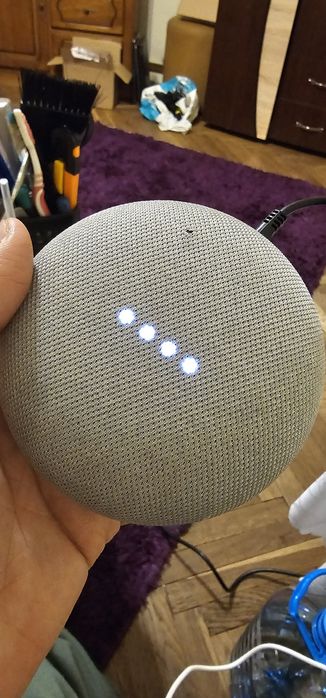 Boxa inteligenta Google Home mini, Gri