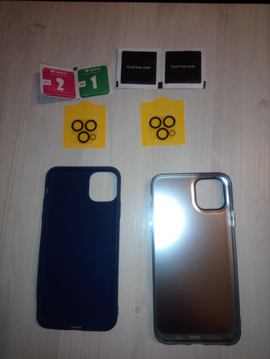 Huse și folie sticla camera IPhone 11 Pro Max