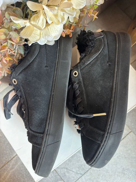 Черни велурени кецове Calvin Klein