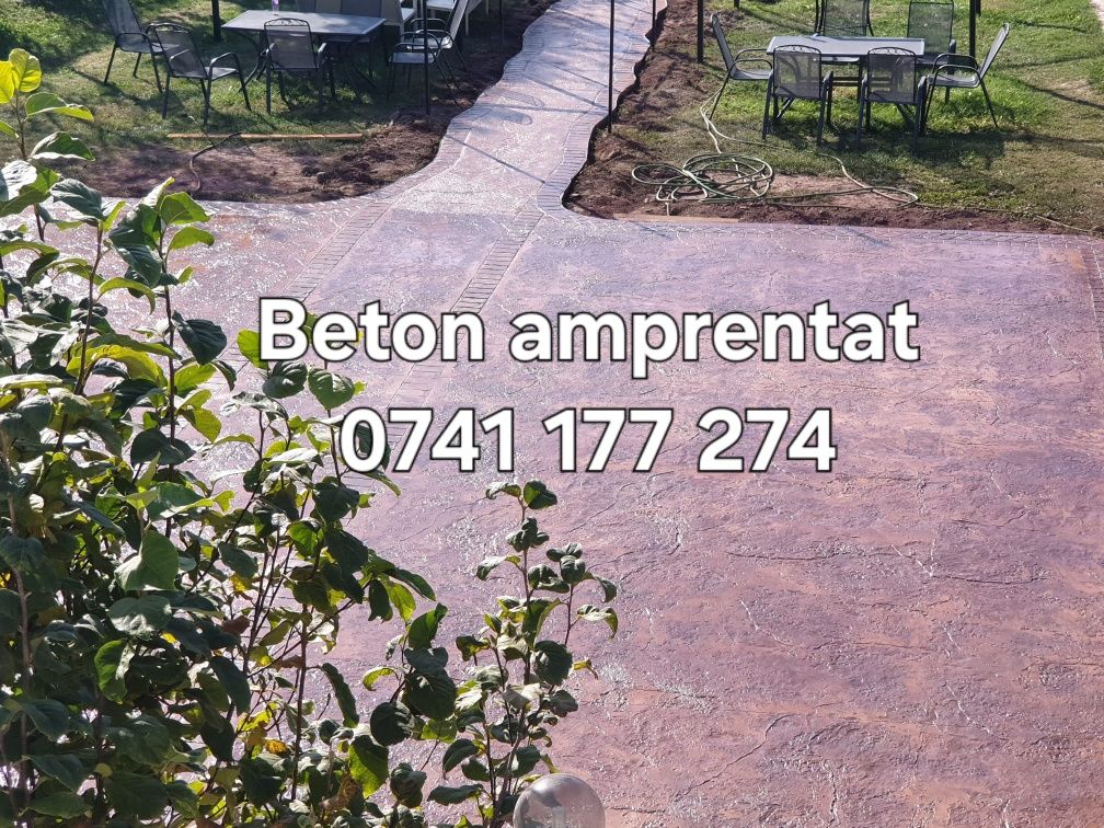 Beton amprentat de calitate