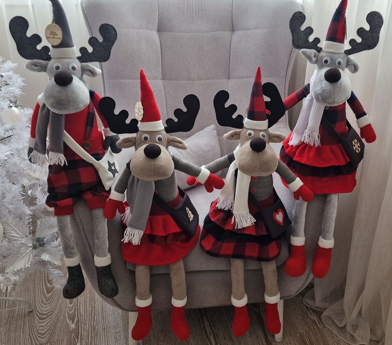 Коледни елени -изцяло ръчна изработка!